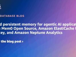 Build persistent memory for agentic AI applications with Mem0 Open Source, Amazon ElastiCache for Valkey, and Amazon Neptune Analytics