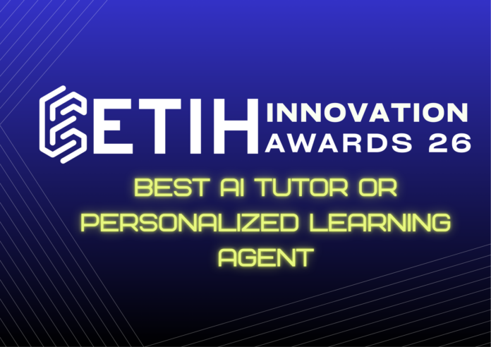 Spotlight on Best AI Tutor or Personalized Learning Agent Award 2026