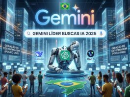 Gemini leads AI searches on Google in 2025, surpassing ChatGPT and DeepSeek, while Brazil redefines the use of generative artificial intelligence.