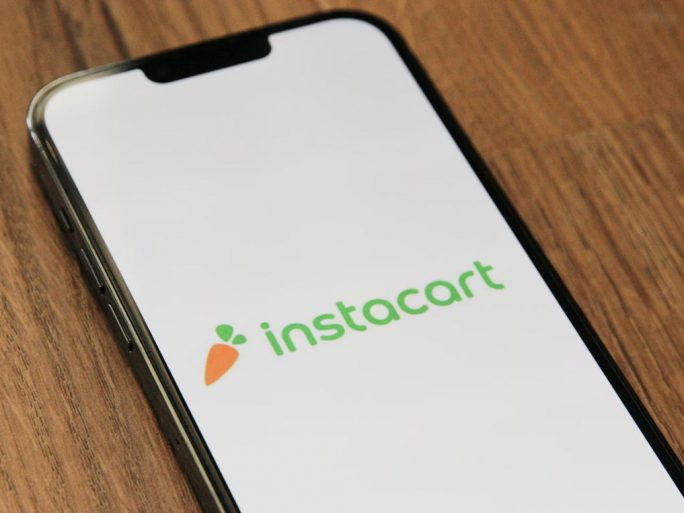 Instacart app displayed on a smartphone