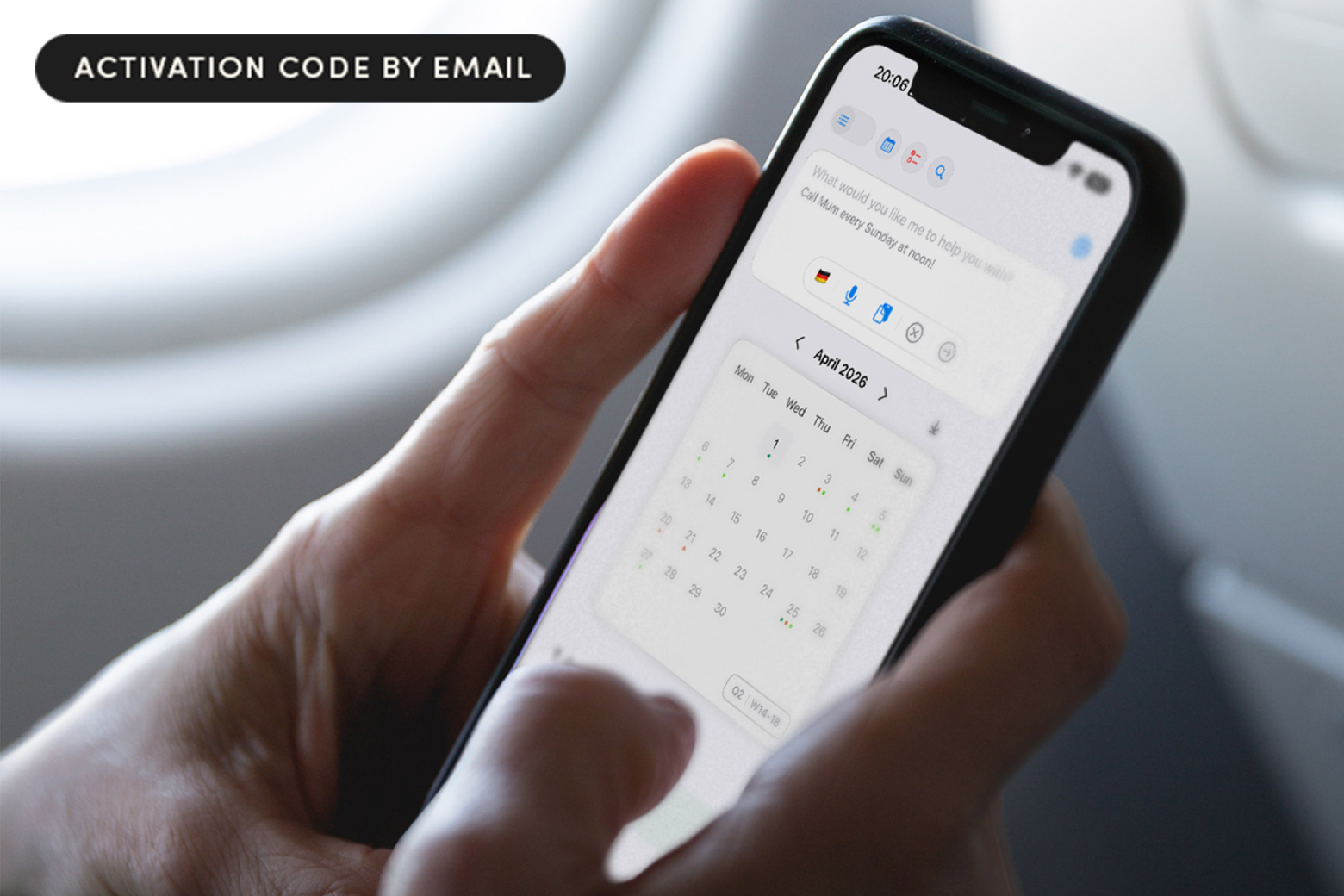 Smart-Calendars.png Photo of a person scheduling an event on the calendar of n iPhone using Smart Calendars AI