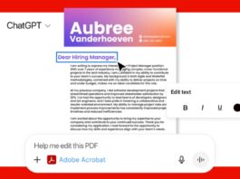 Adobe apps for ChatGPT
