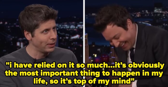 Jimmy Fallon Lost It After The CEO Of OpenAI Said He Can't Imagine Raising A Newborn Without ChatGPT - BuzzFeed