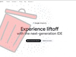 Google Antigravity with trashcan icon