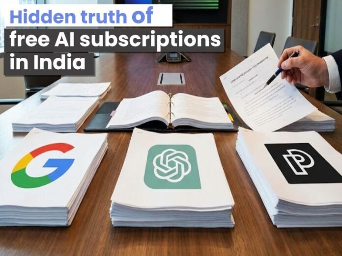 Why AI companies offering free subscriptions in India