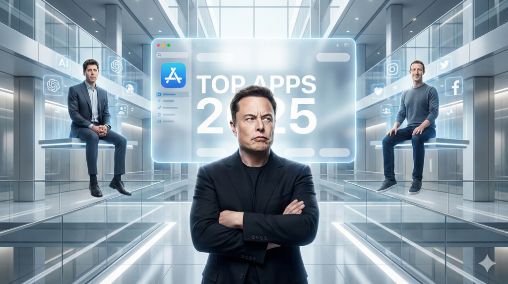 musk-apps-gemini.png Elon Musk Won't Love Apple's List of 2025 Top Apps -- Blame Sam Altman, Mark Zuckerberg - Alphabet (NASDAQ:GOOG), Apple (NASDAQ:AAPL)