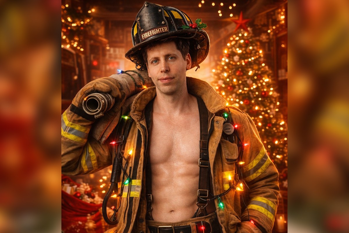 sam-altman-ai-firefighter.jpg Sam Altman Uses His New Image Generator to Show Himself As a Jacked Fireman With Washboard Abs... With an Absolutely Hilarious Error