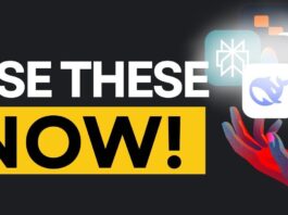 Six practical AI options for 2026 shown across research, coding, video, and automation tasks with clear use cases.