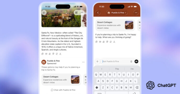 OpenAI to Show Ads in ChatGPT for Logged-In U.S. Adults on Free and Go Plans