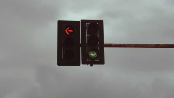 image of traffic light signals