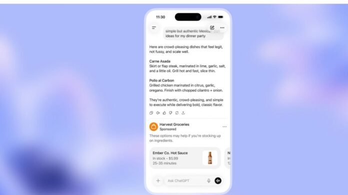OpenAI details ad rules as ChatGPT moves toward ad supported model