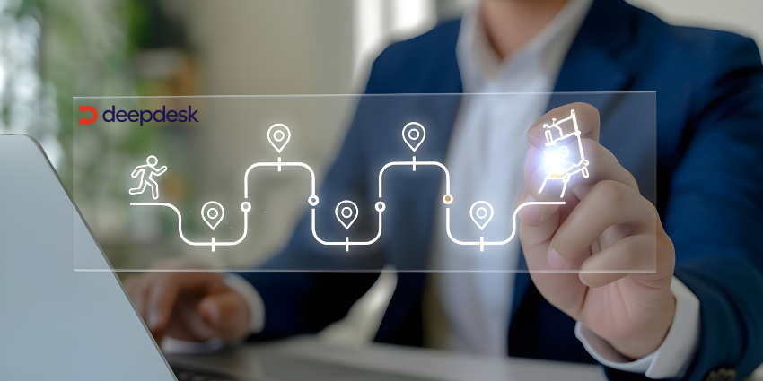 Deepdesk_Demand_Bronze_Feb25_Jan26_CX.png Agent Assist Versus Virtual Agents: How to Design an AI Roadmap That Grows with Your Organization