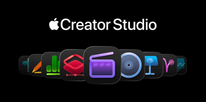 Apple Creator Studio splash screen