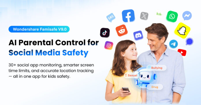 Wondershare Launches FamiSafe V9 to Enhance Digital Safety with Expanded Social Media Monitoring Across 30+ Apps and AI-Driven Updates