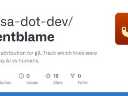 mesa-dot-dev/agentblame: AI-Powered Code Attribution for Git – Distinguishing Contributions from AI and Humans