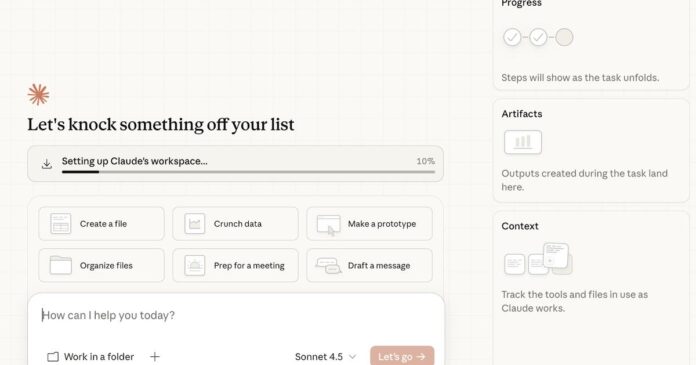 Anthropic’s new AI agent Claude Cowork pushes down software stocks