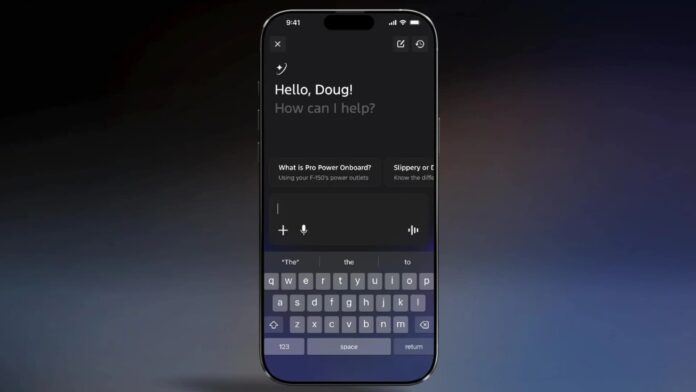 Ford is developing an AI-powered assistant for its app and new vehicles
