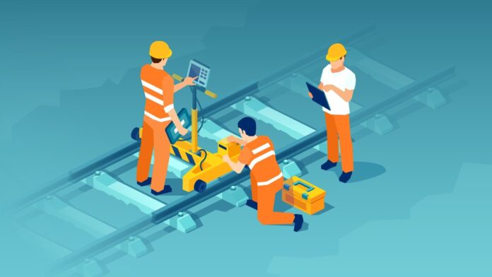 Construction workers graphic to illustrate foreign workers in Norway.