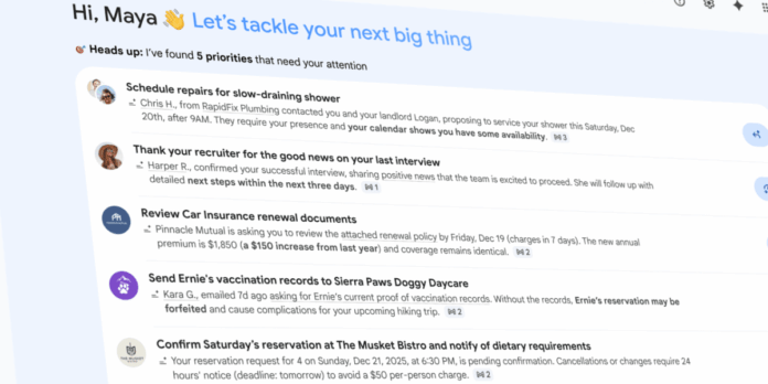 Google takes first steps toward an AI product that can actually tackle your email inbox