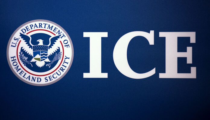 ICE and DHS logo