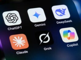 Artificial Intelligence AI Assistant Apps - ChatGPT, Google Gemini, DeepSeek, Claude, Grok, Microsoft Copilot