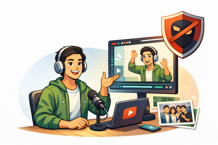 YouTube said it will add a function that allows creators to create short-form content using AI versions that have learned their faces and voices. <CGI>