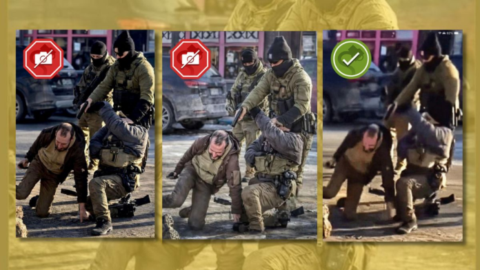 AI-enhanced image of Alex Pretti's shooting circulates online