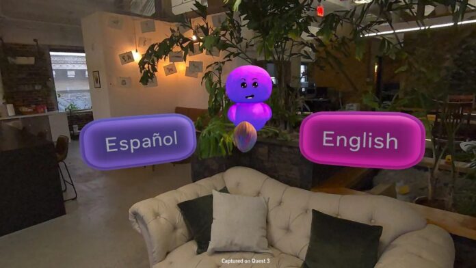 Meta's Language Learning App for Quest Combines Mixed Reality and AI