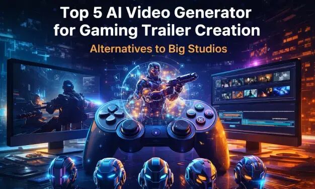 Top 5 AI Video Generator for Gaming Trailer Creation Alternatives to Big Studios