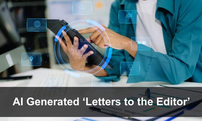 Artificial Intelligence (AI) Generated 'Letters to the Editor'