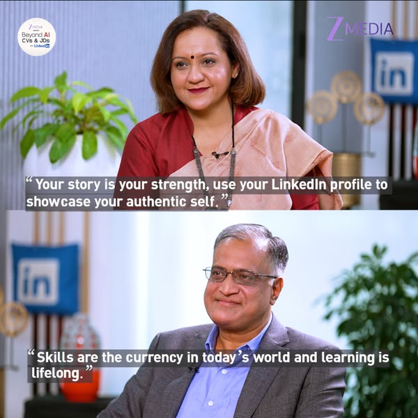 Skills will evolve. Tools will keep changing. What truly sets careers apart is mindset. In the final episode of Beyond AI, CVs & JDs with LinkedIn, our experts reveal simple tips that can help professionals become future-ready. Catch Episode 3 of Beyond AI, CVs - Facebook