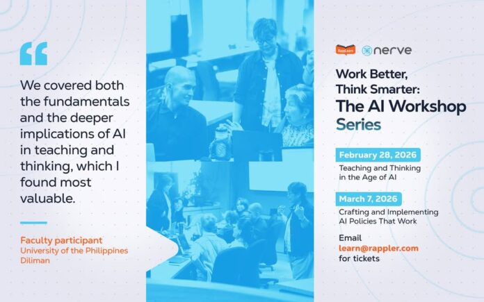 DO YOU ACTUALLY HAVE AN AI POLICY? OR JUST A LOT OF AI TOOLS? If AI is already inside your office, your classroom, or your organization, the real question is: who’s in charge of how it’s used? This 2026, set clear guardrails with Rappler’s Work Better - Facebook