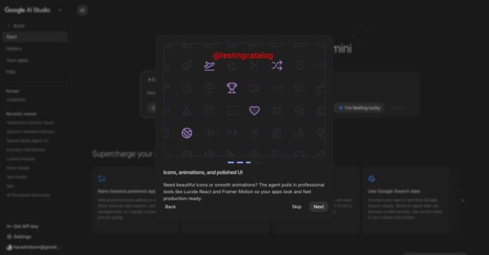 Google AI Studio will be able to generate full-stack apps