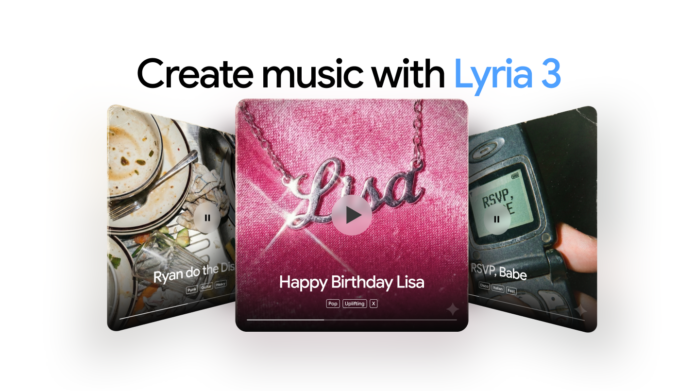 Google adds Lyria 3 AI-music model to its Gemini app