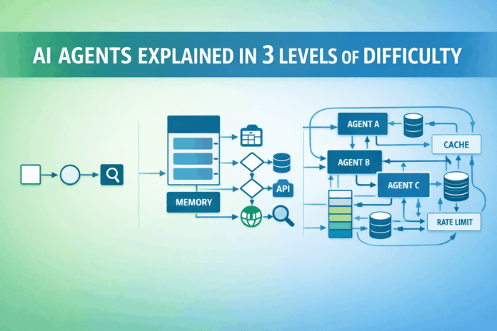 AI Agents Explained in 3 Levels of Difficulty
