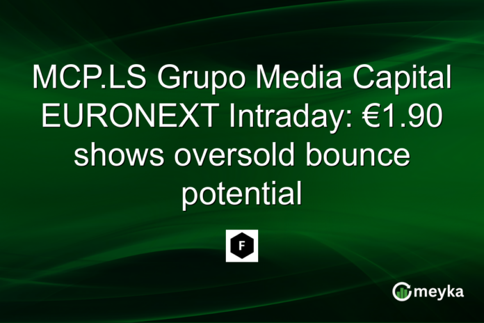 MCP.LS Grupo Media Capital EURONEXT Intraday: €1.90 shows oversold bounce potential