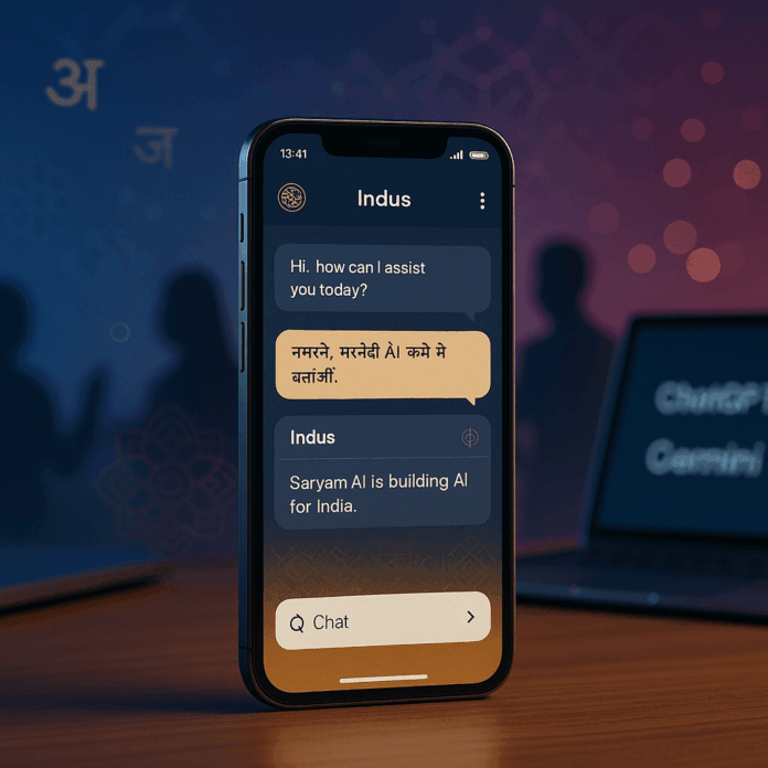 Sarvam AI launches Indus chat app in India's AI race
