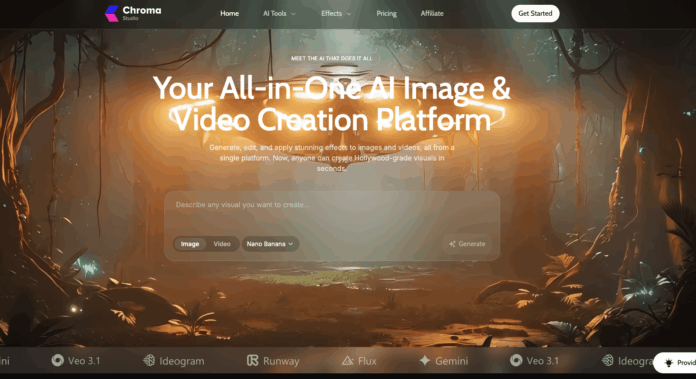 Image 1 of Chroma Studio Review: Best AI Image and Video Generation Tool