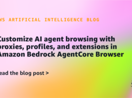 Customize AI agent browsing with proxies, profiles, and extensions in Amazon Bedrock AgentCore Browser
