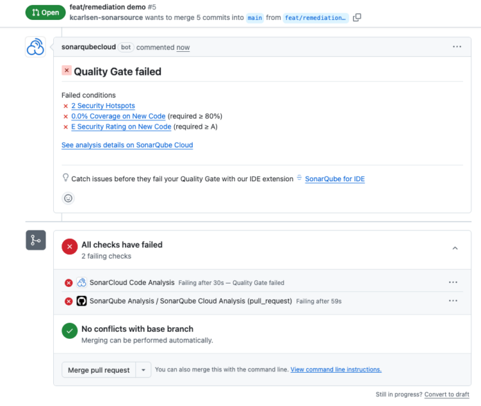 PR-to-green: Automating quality gate success with Claude Opus 4.6 and SonarQube MCP