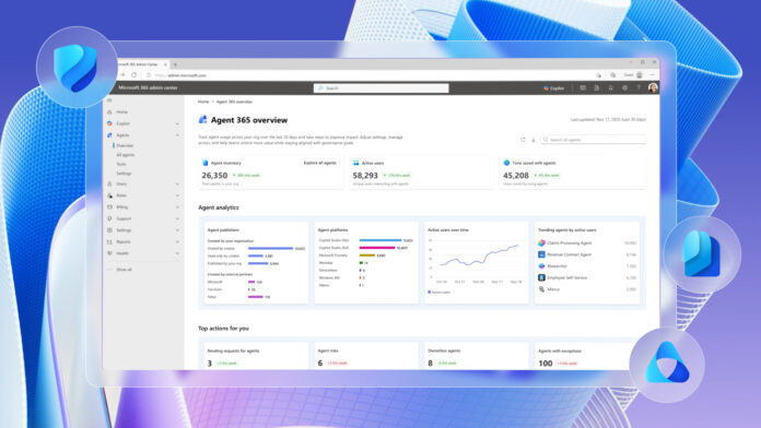 Microsoft Agent 365 product user interface.