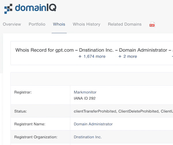 Looks Like OpenAI Acquired GPT.com