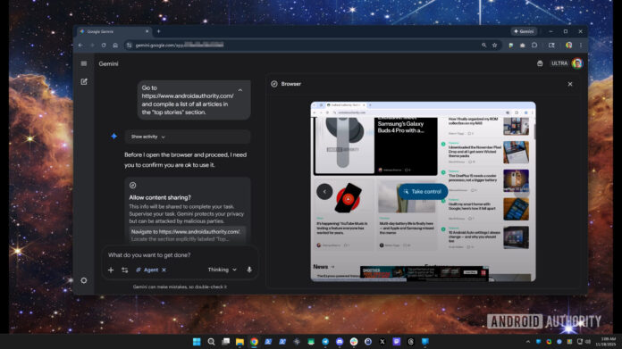 Gemini Agent hero image 2