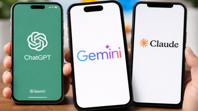 ChatGPT vs Gemini vs Claude