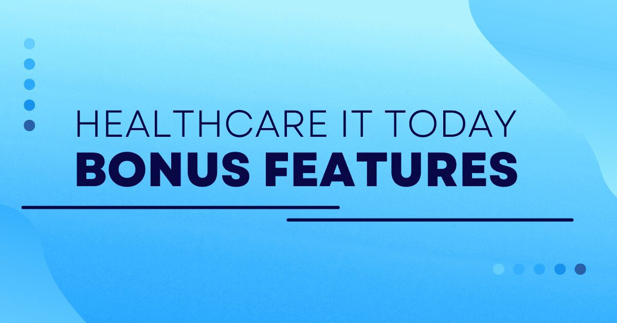 Healthcare-IT-Today-Bonus-Features.jpg Bonus Features – March 15, 2026 – Amazon and Microsoft launch healthcare AI agents, plus 23 more stories