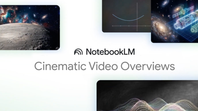 NotebookLM adds Cinematic Video Overviews