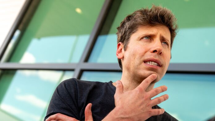Sam Altman looking pensive