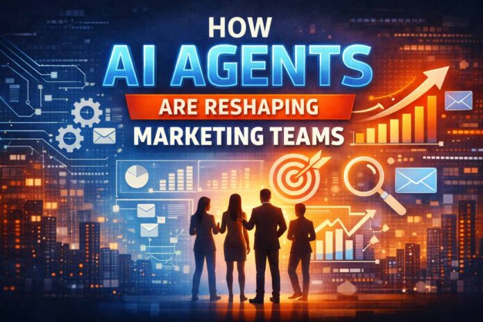 AI agents in marketing coordinate digital workflows that reshape modern marketing departments and campaign execution.
