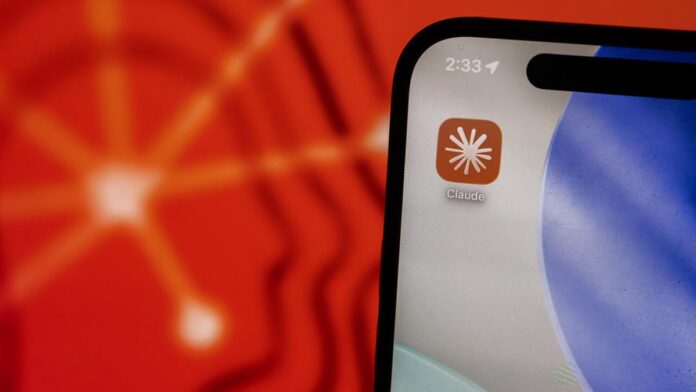 Claude AI icon on mobile