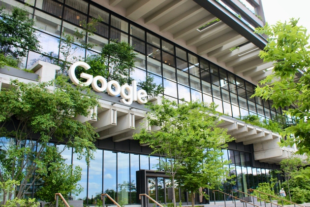 image_2159198727.jpg Green facade of the Google headquarters at St. John